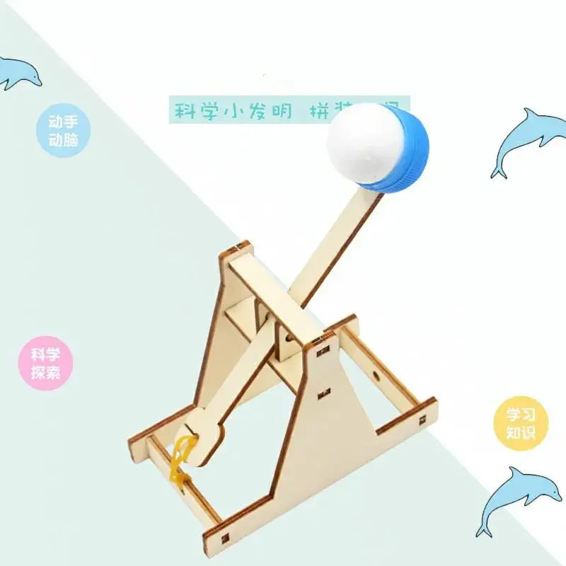 Libérez la Créativité et l'Esprit Scientifique avec ce Kit Catapulte Bois DIY pour Enfants