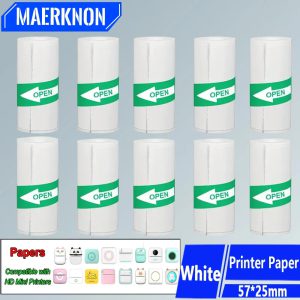 Libérez Votre Créativité avec le Lot de 10 Rouleaux Papier Thermique Blanc