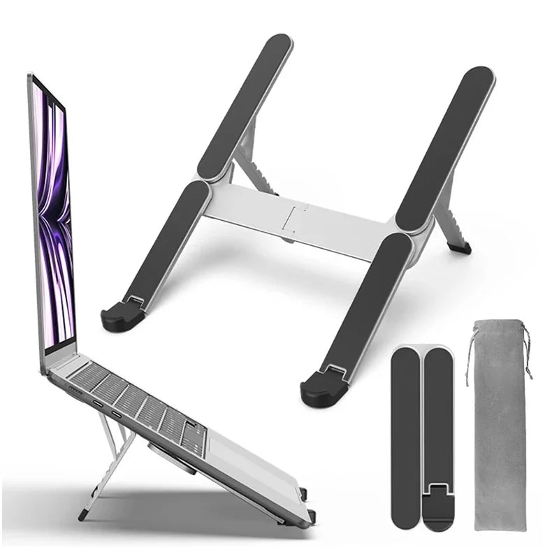 Maximisez votre Productivité avec un Support Portable en Aluminium pour MacBook
