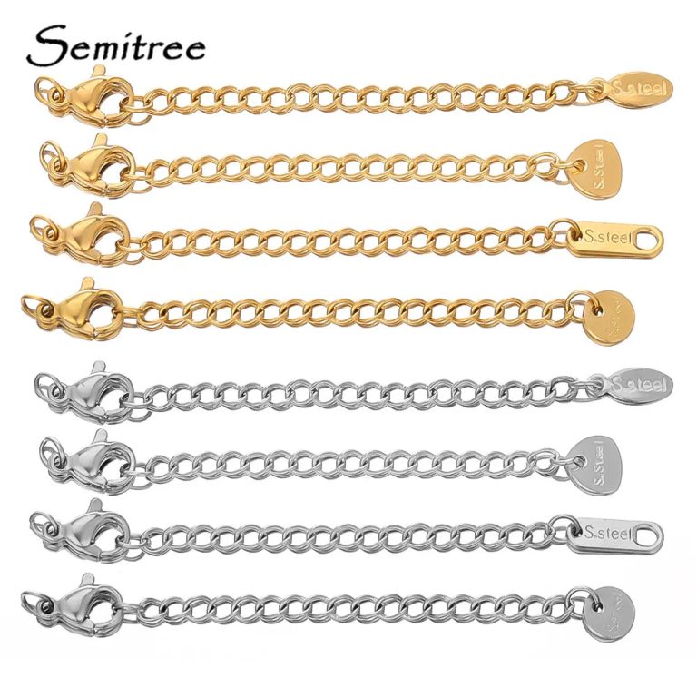 Réinventez vos créations avec des chaînes d'extension en acier inoxydable