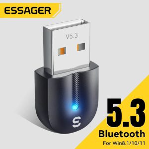 Bénéficiez de la connectivité sans fil ultime avec l’Adaptateur USB Bluetooth 5.3 Essager