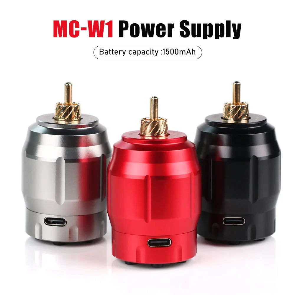 Libérez Votre Créativité : La Révolution de l’Alimentation Sans Fil Mini pour Tatouage avec Affichage LED Portable