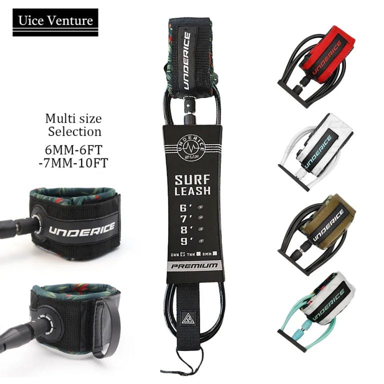 Surf en toute confiance : Découvrez le Leash de Surf SUP 6-10FT pour des sessions sécurisées et performantes