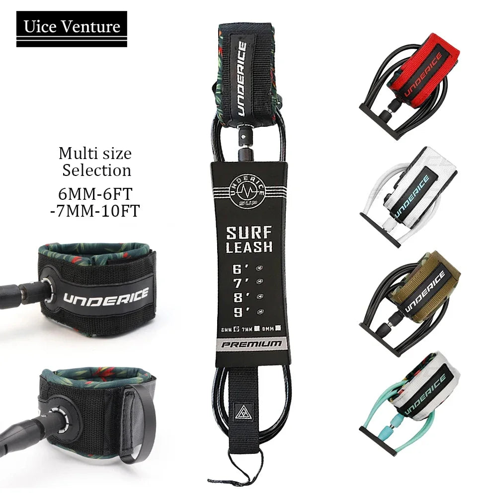 Surf en toute confiance : Découvrez le Leash de Surf SUP 6-10FT pour des sessions sécurisées et performantes
