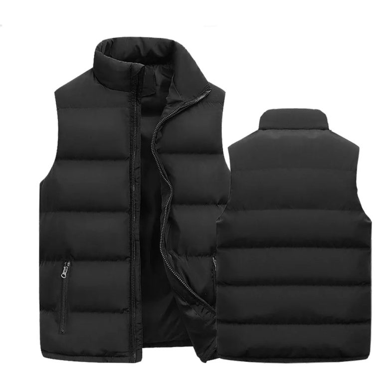 Révélez Votre Élégance Hivernale avec un Gilet Imperméable au Col Montant