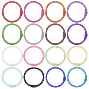 L'art d'une organisation élégante : Optimisez votre rangement avec ces anneaux de reliure en métal