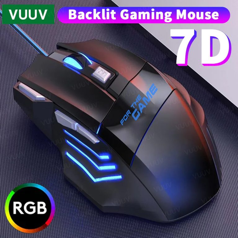 Performance et Précision : L’Équilibre Parfait avec la Souris Gamer Filaire VUUV
