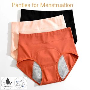 Redécouvrez le confort et la sécurité pendant vos règles avec la culotte menstruelle en coton haute anti-fuite