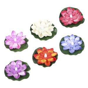 Pour un décor féerique et apaisant : L'expérience des bougies LED lotus flottantes