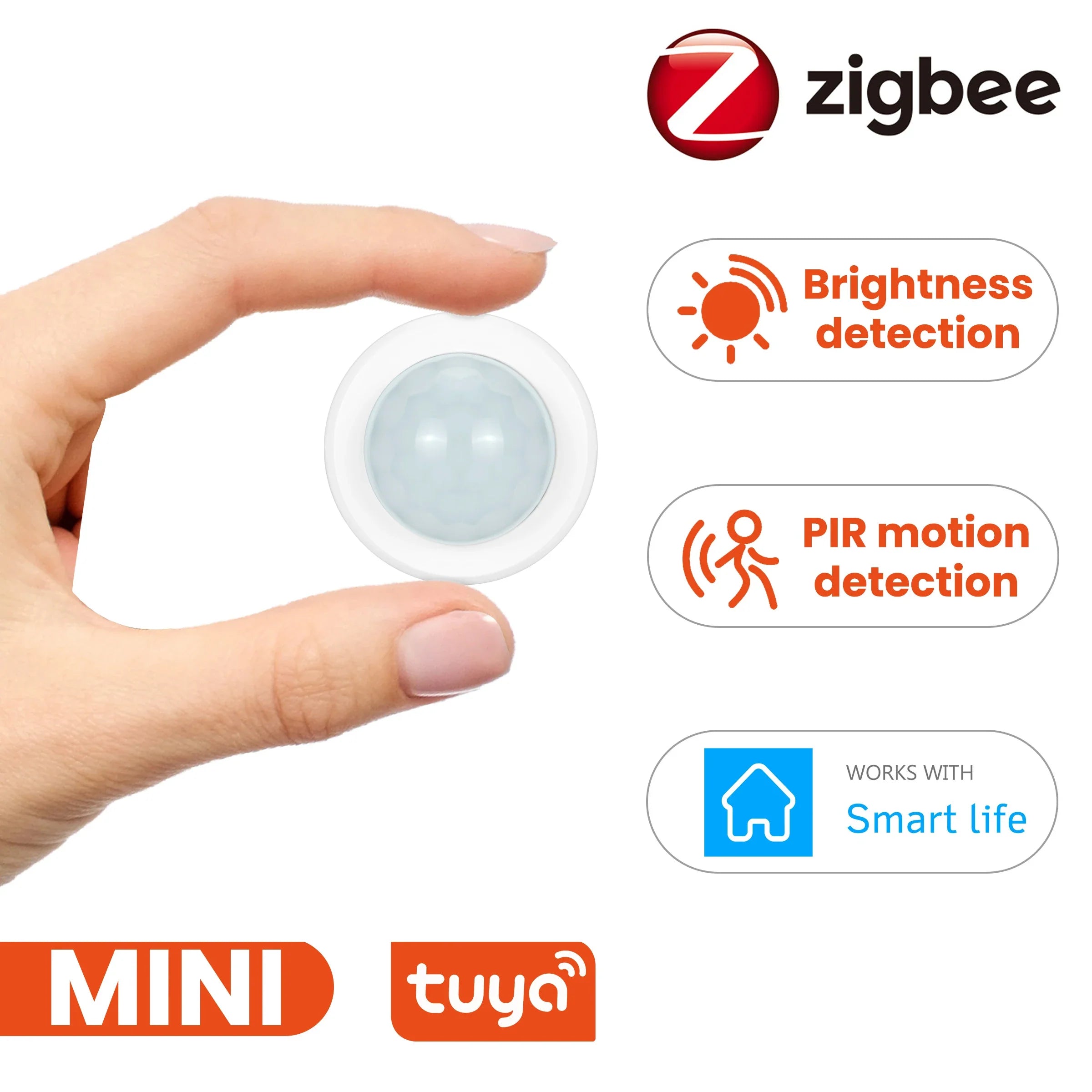 Assurer la Sécurité Intelligente de Votre Domicile avec le Détecteur d'Alarme Infrarouge Mini Zigbee PIR