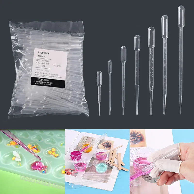 Découvrez l'Art de la Précision avec ce Kit de Pipettes Graduées pour Bijoux en Résine