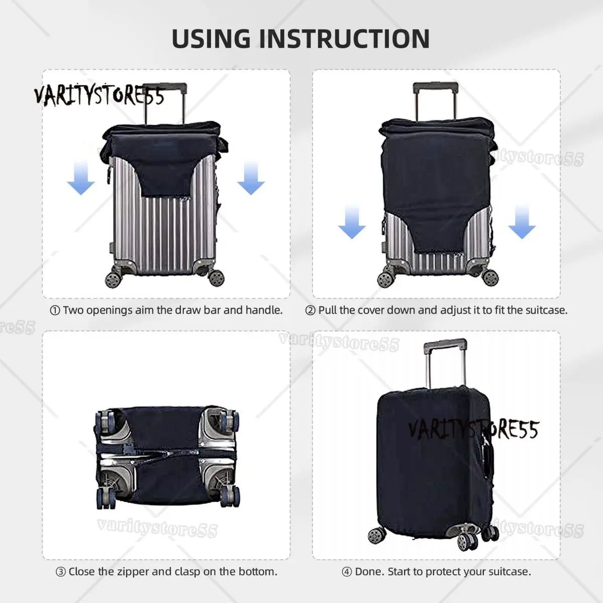 Voyager avec Style et Sécurité : Adoptez la Housse de Valise Imprimé Léopard Extensible