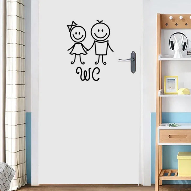 Illuminez Votre Salle de Bain avec Style : Sticker Mural Cartoon pour Une Décoration Ludique