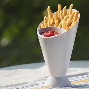 Réinventez vos pauses gourmandes avec un porte-frites pratique et écologique