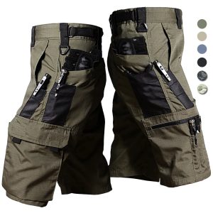 Découvrez l'équilibre parfait entre style et fonctionnalité avec le Short Cargo Tactique pour Homme
