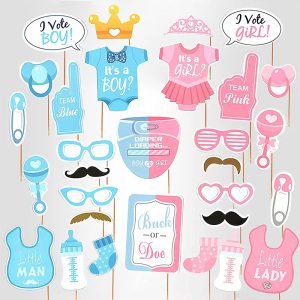 Créez des Souvenirs Inoubliables avec l’Ensemble Photobooth Bébé Révélation Sexe