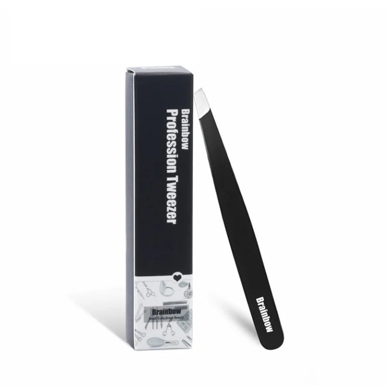 La Pince à Épiler Inclinée Brainbow : L’outil incontournable pour des sourcils impeccables