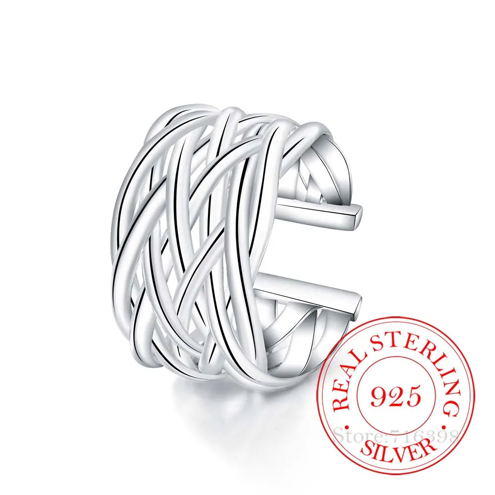 Élégance intemporelle : La finesse de la Bague en Argent Sterling 925 Double Croix Zirconium Infinity