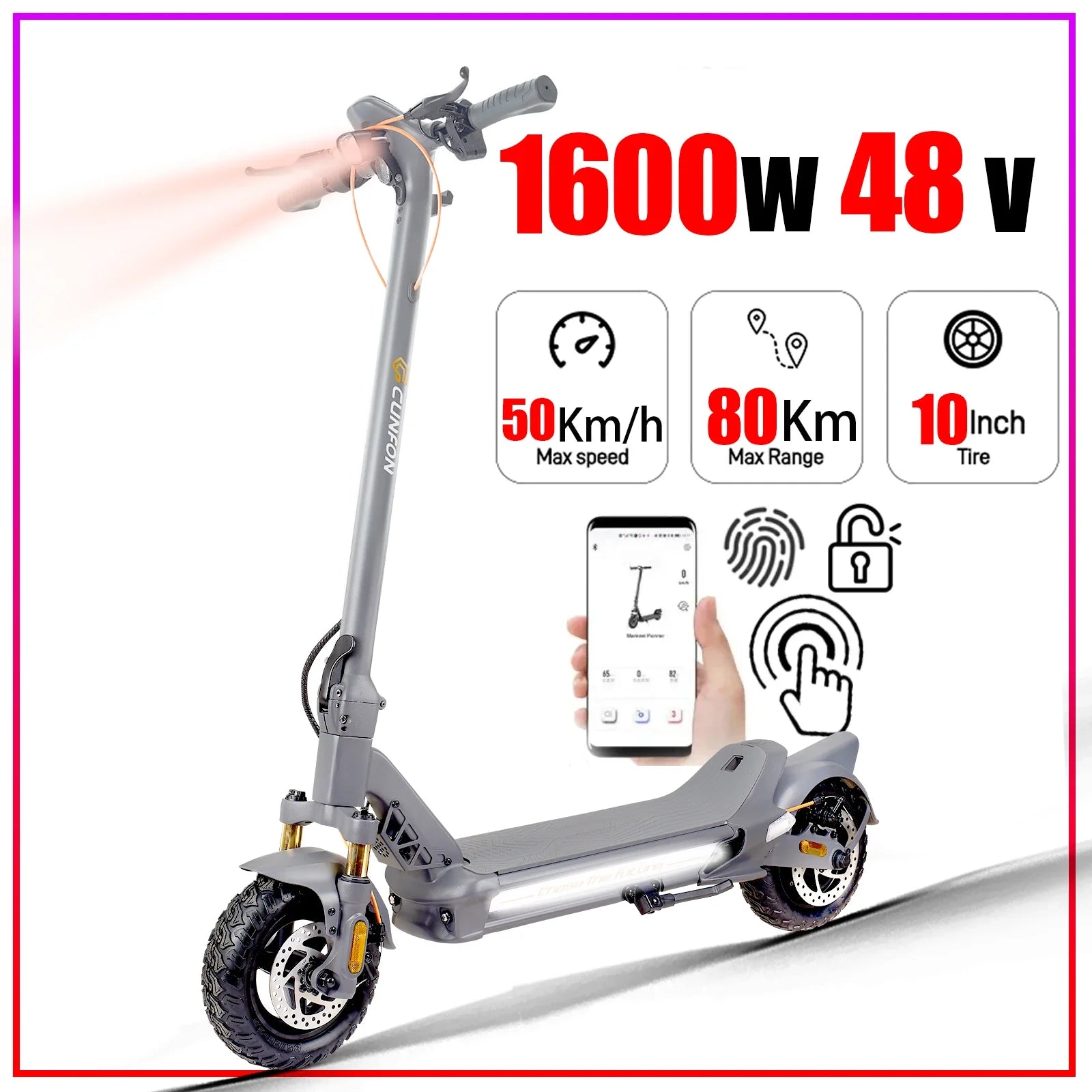 Adoptez la mobilité de demain avec la trottinette électrique RZ800 1600W