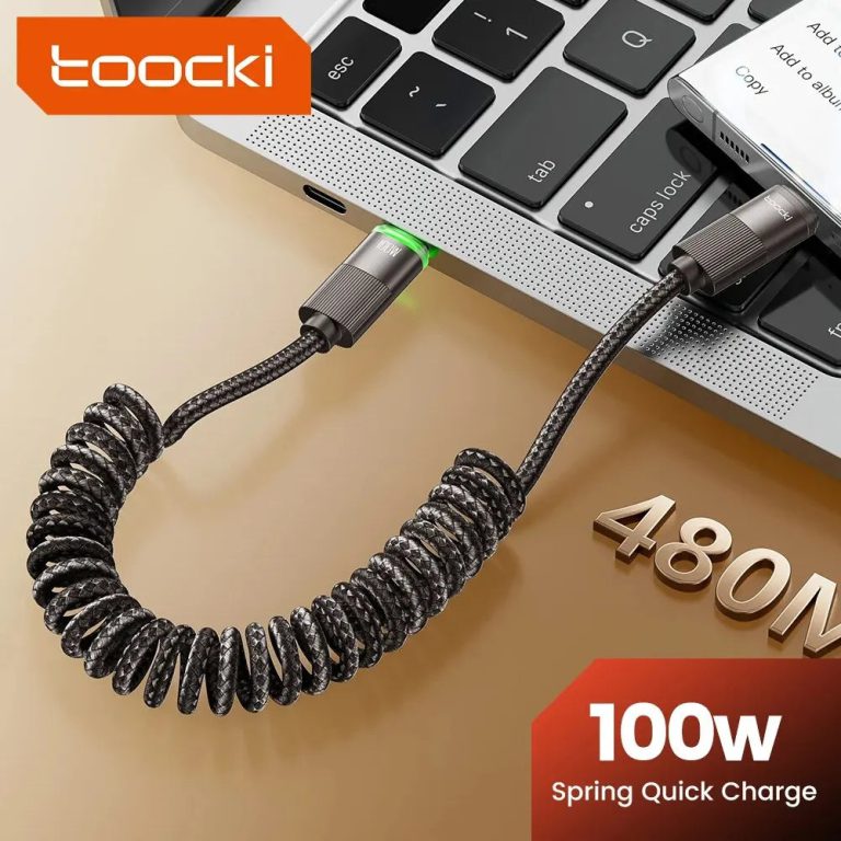 Redécouvrez la Charge Rapide avec le Câble Toocki PD100W Type C